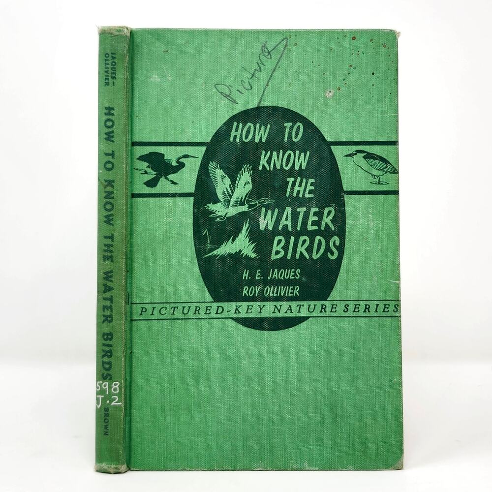 Title: How to Know Water Birds 1960 Vintage HC Pictured-Key Nature Series